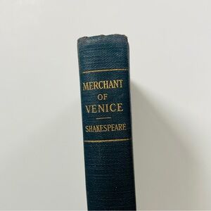 Vintage Hardcover Book 1917 Edition The Merchant of Venice by Shakespeare